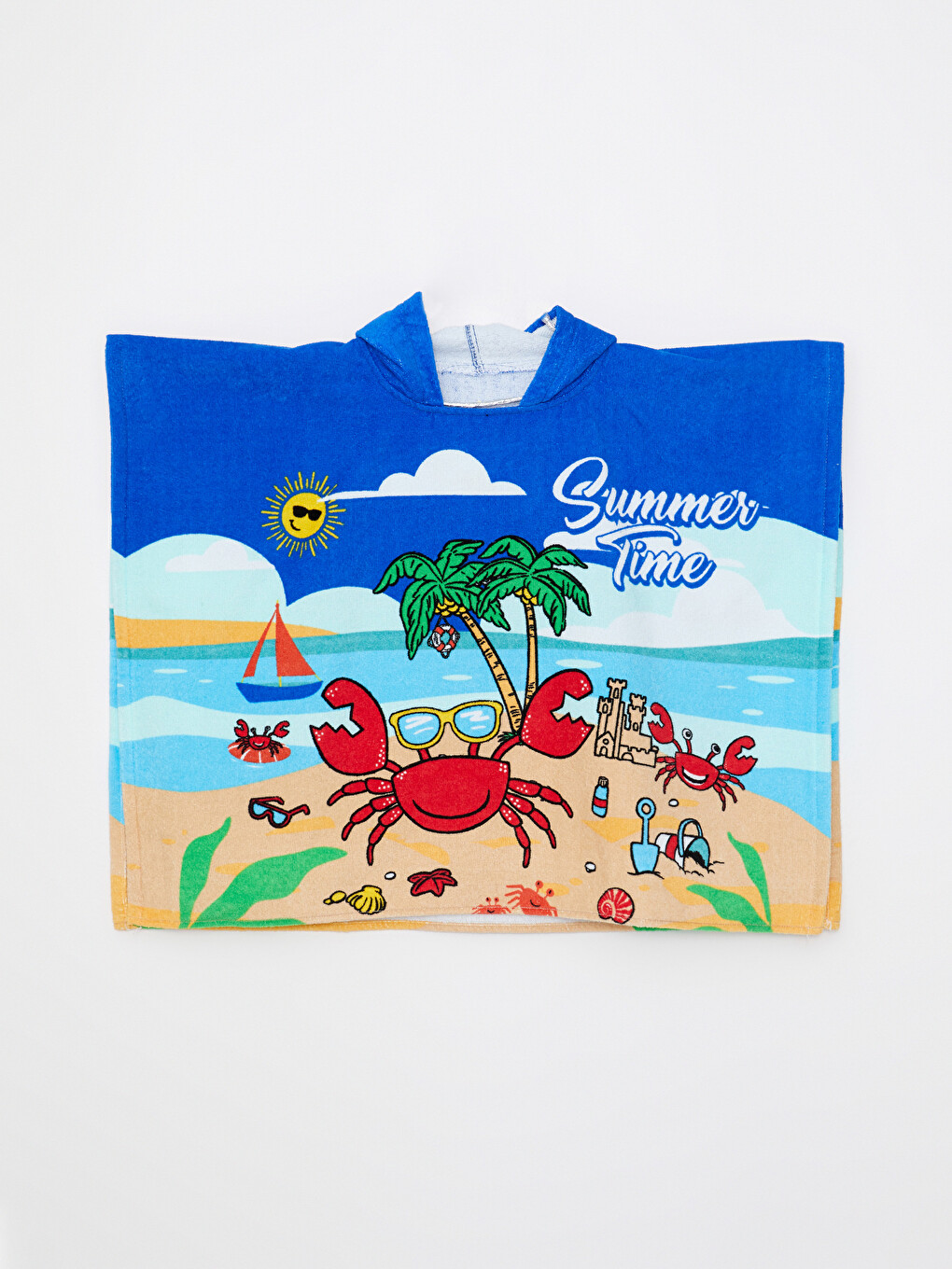 Štampani Pamučni Pončo Peškir za Plažu za Dečake