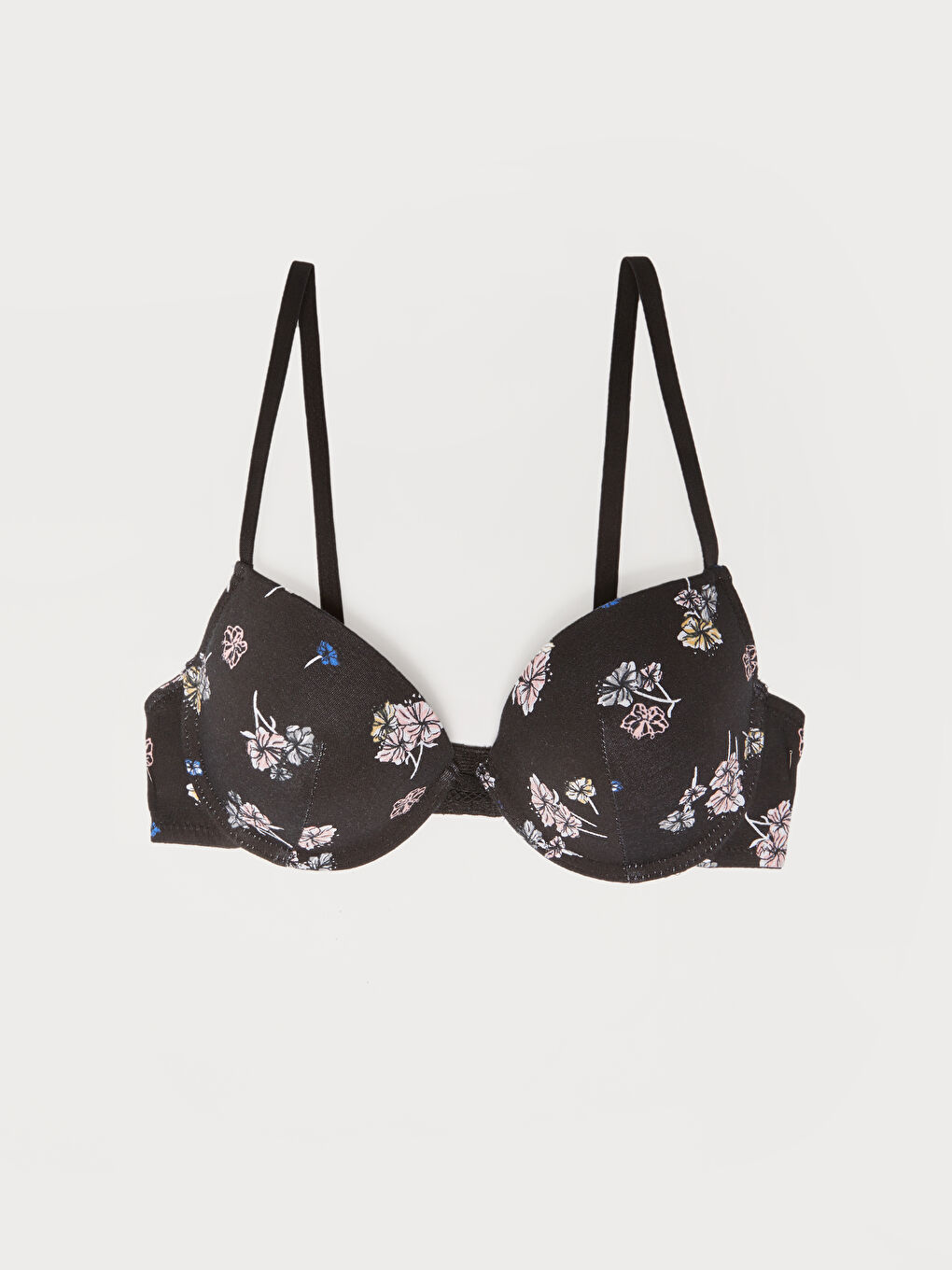 Soutien-Gorge Floral Câblé Non Rembourré