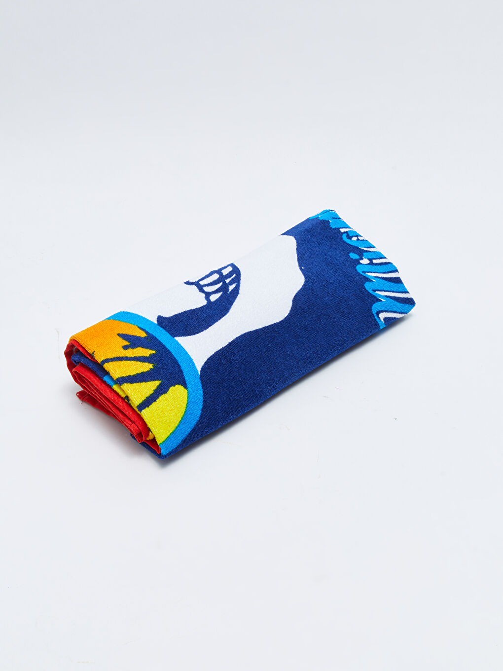 Karışık Baskılı Erkek Çocuk Plaj Havlusu