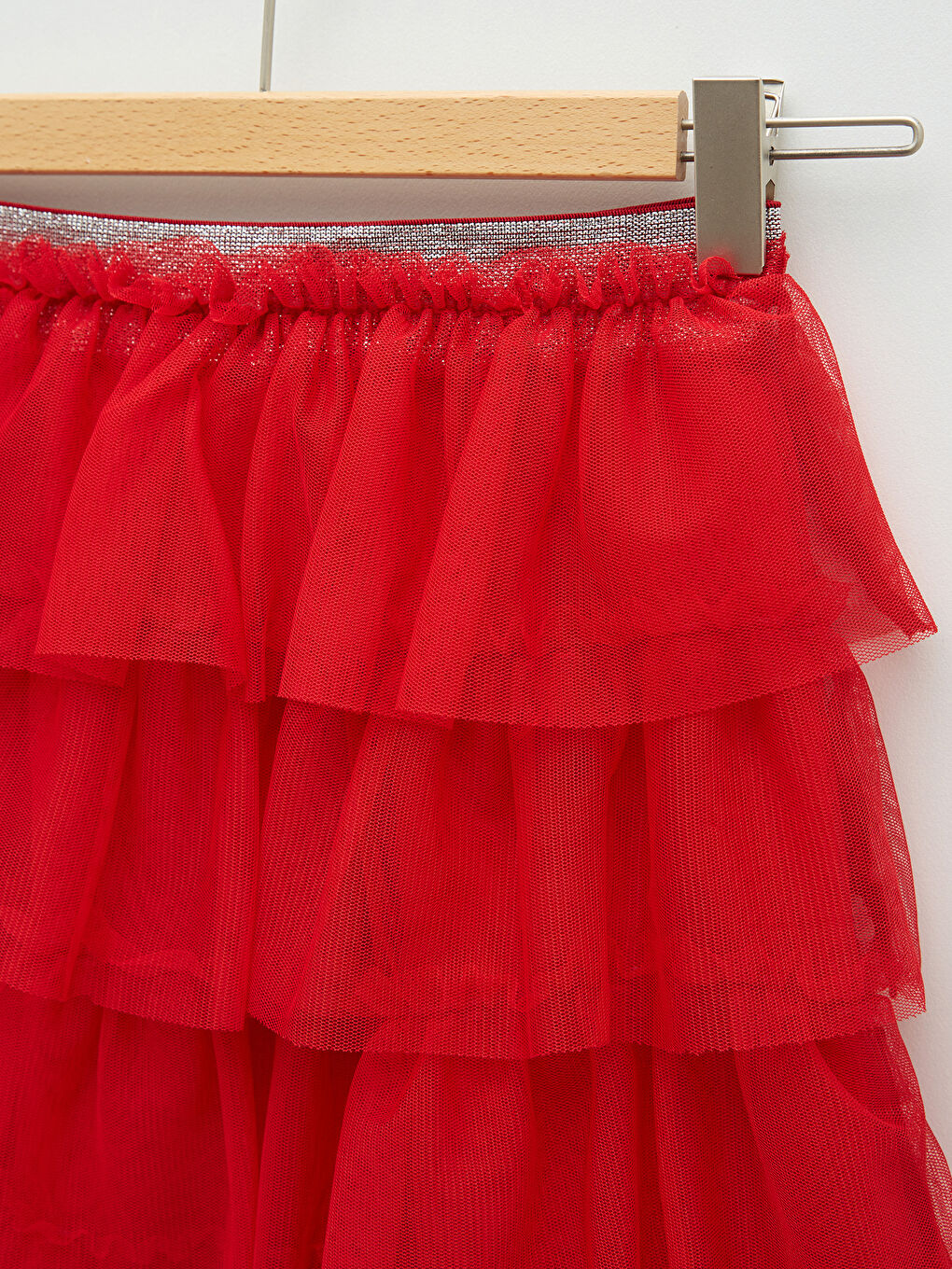 Jupe Fille à Volants Taille Élastiquée-3