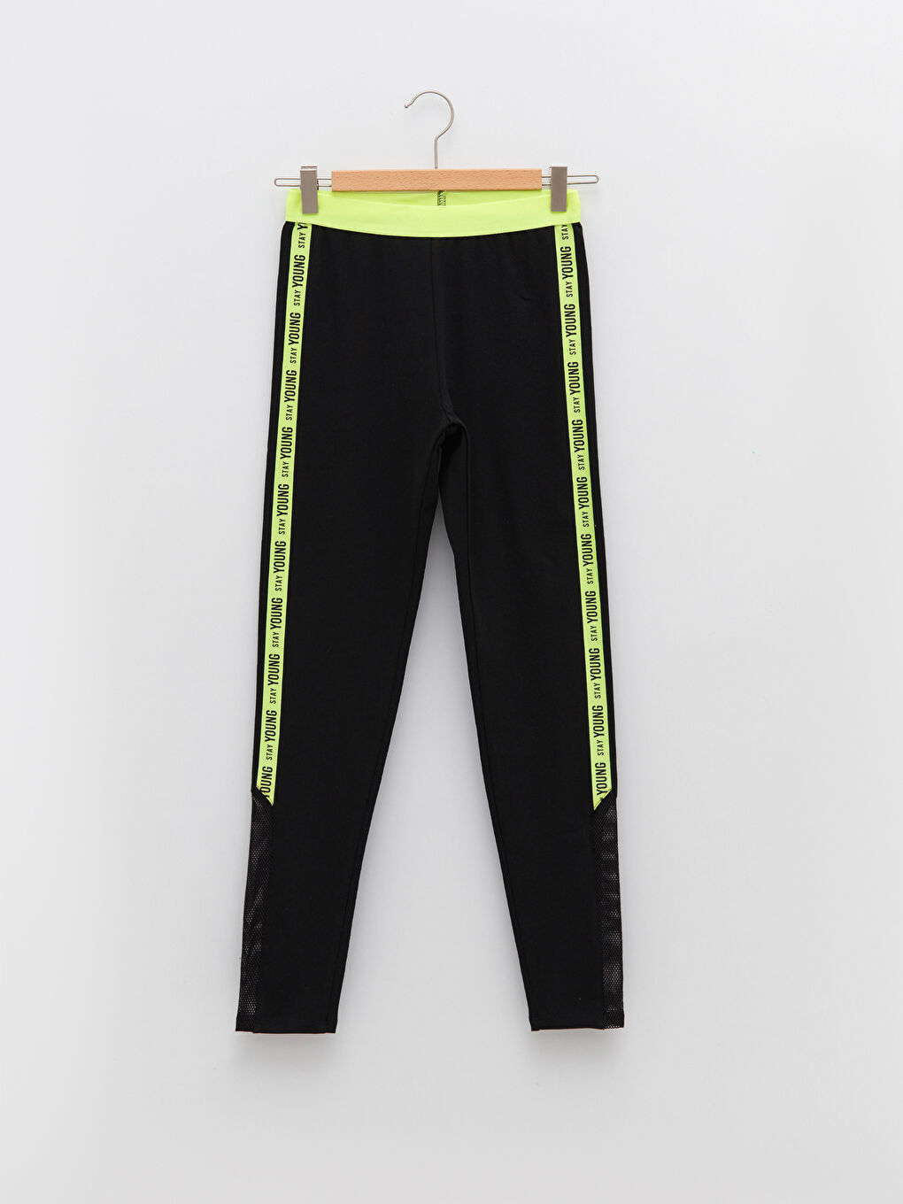 Elasticated Waist Printed Girls' Leggings-1