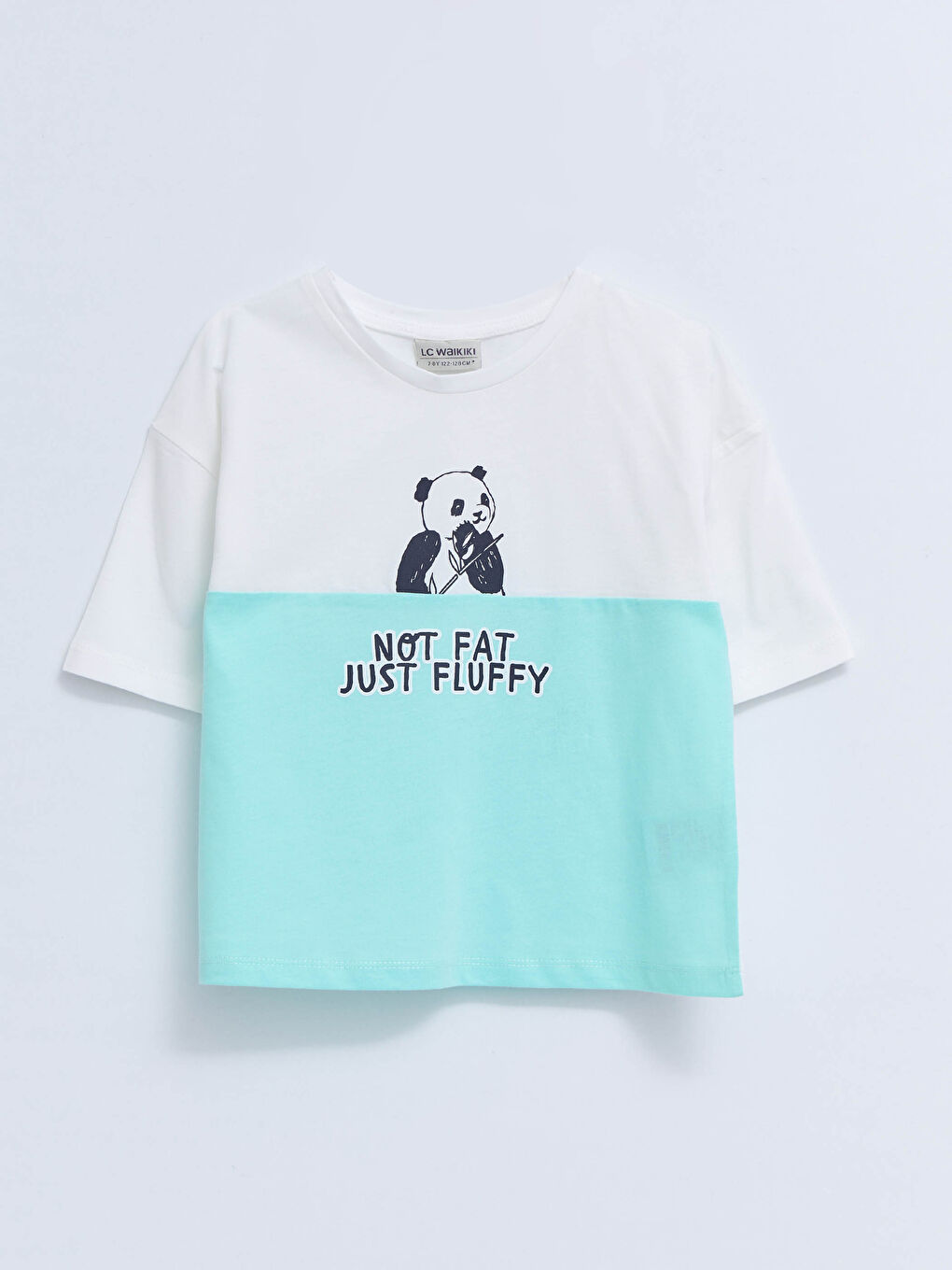 LCW Kids Rundhalsausschnitt Bedrucktes Kurzarm Baumwolle Mädchen T-Shirt -S2EA35Z4-FDU
