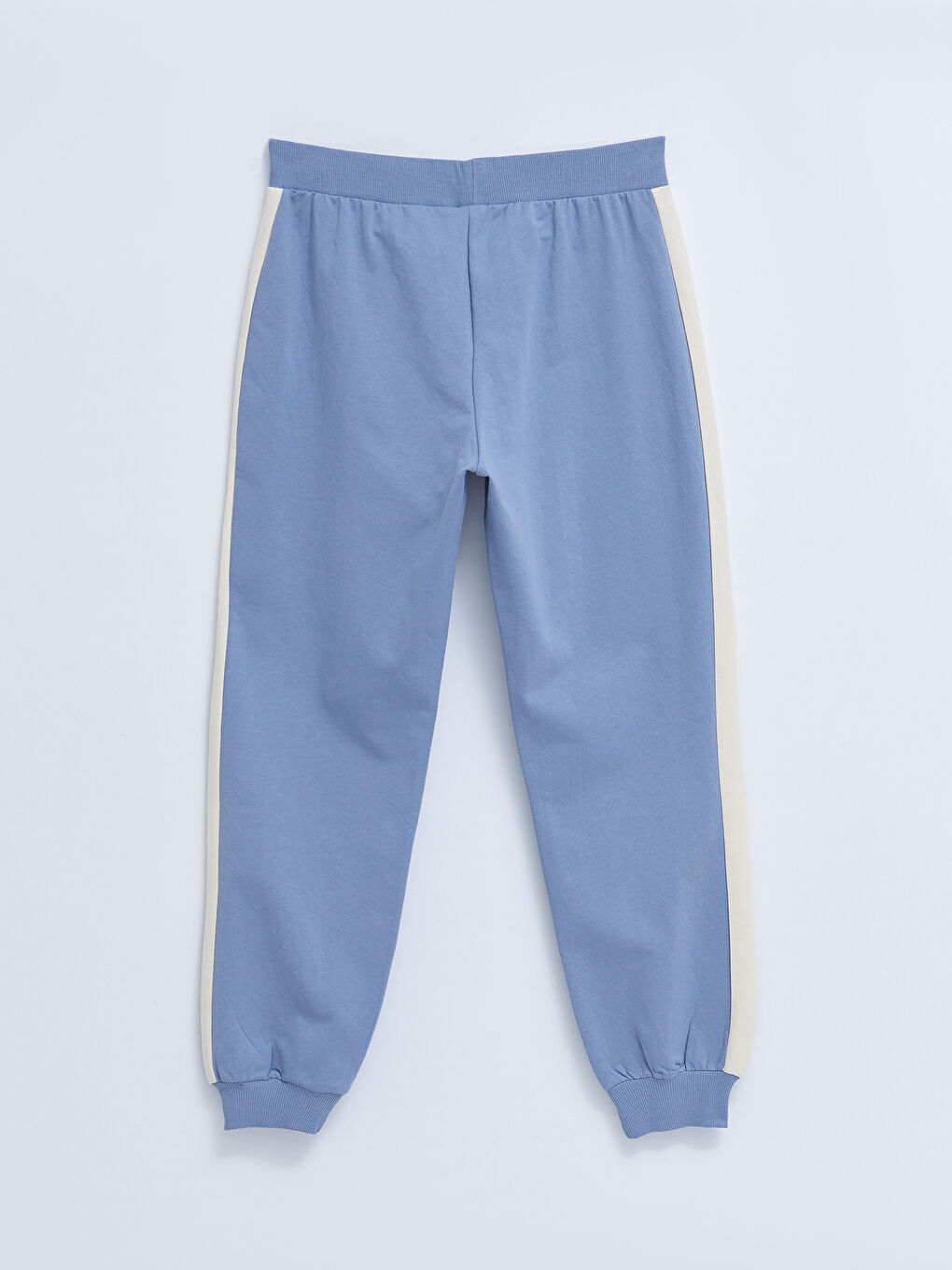 Mavi Kadın Beli Lastikli Düz Jogger Eşofman Altı-7