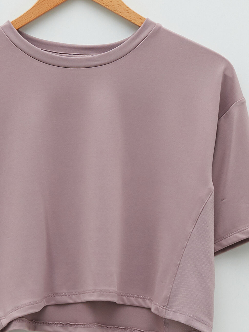 XSIDE ACTIVE Bisiklet Yaka Baskılı Kısa Kollu Kadın Crop -S2EA70Z8-QUF