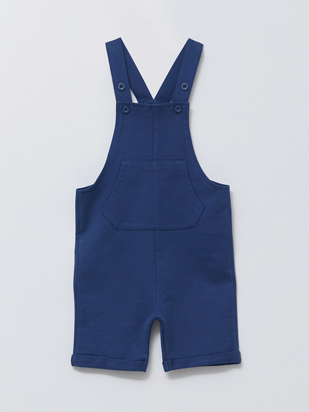 Kırmızı Bisiklet Yaka Kısa Kollu Erkek Bebek Tişört ve Salopet 2'li Takım-2