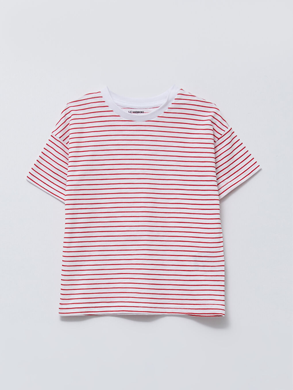 Kırmızı Bisiklet Yaka Kısa Kollu Erkek Bebek Tişört ve Salopet 2'li Takım-3