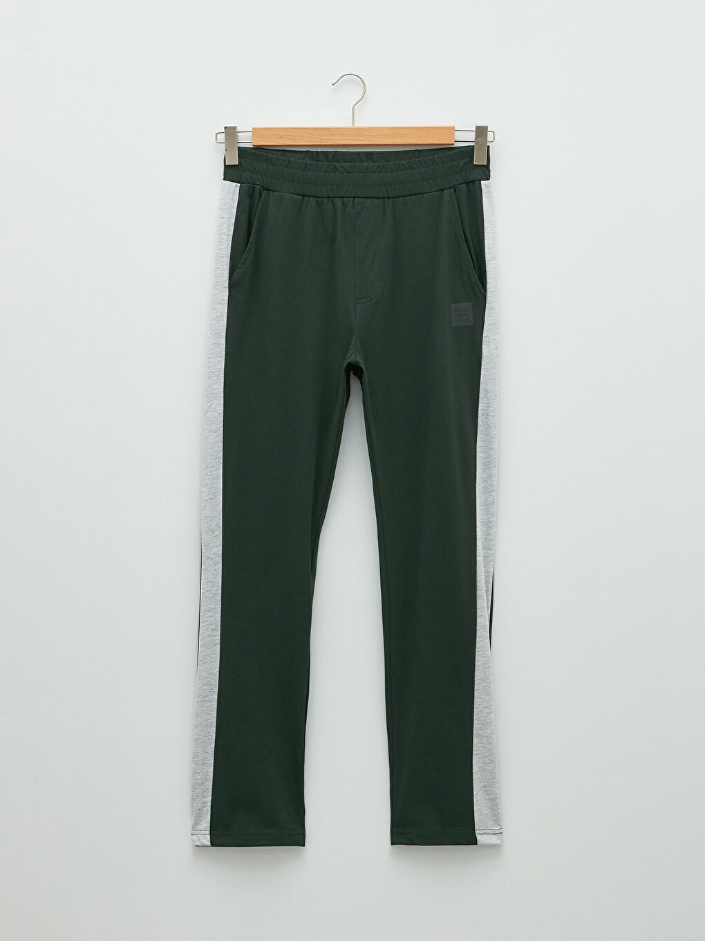 Haki Standart Kalıp Erkek Eşofman Altı-5