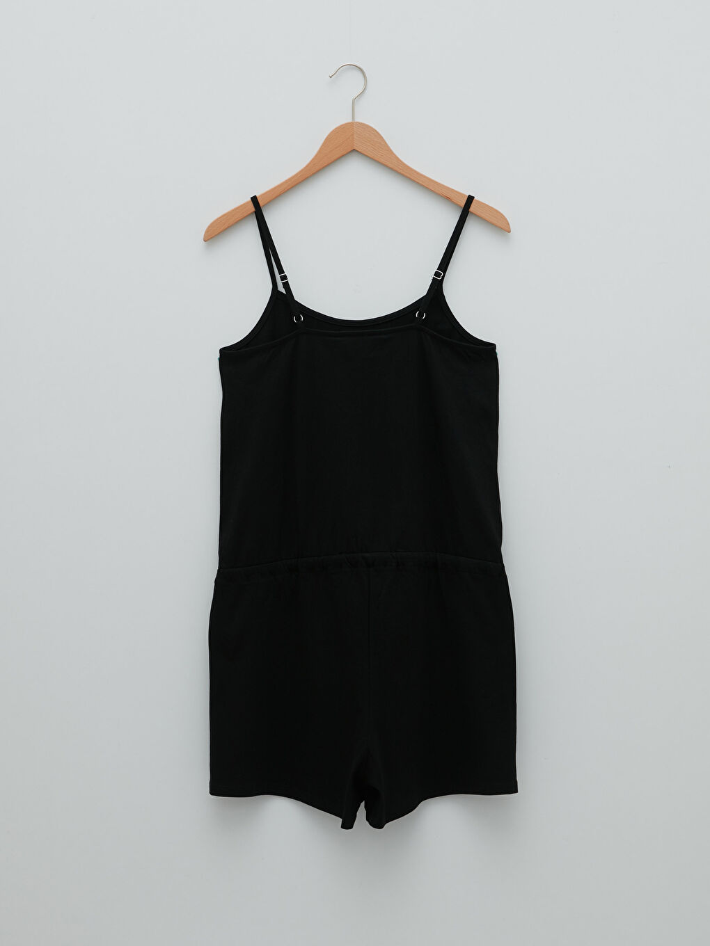 للنساء جمبسوت قطن بحمالات مطبوع بياقة على شكل حرف U-6