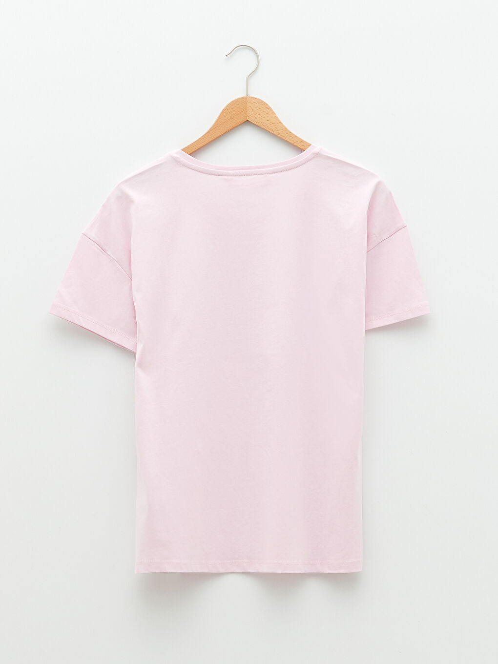 Siyah Bisiklet Yaka Baskılı Kısa Kollu Pamuklu Kadın Pijama Takımı-7