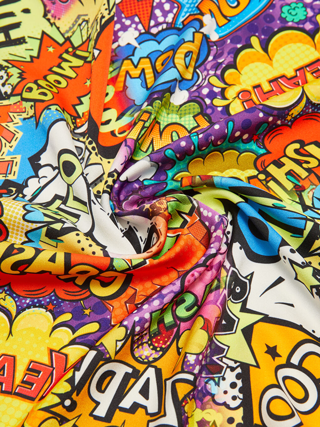 Karışık Baskılı Kız Çocuk Fular-3