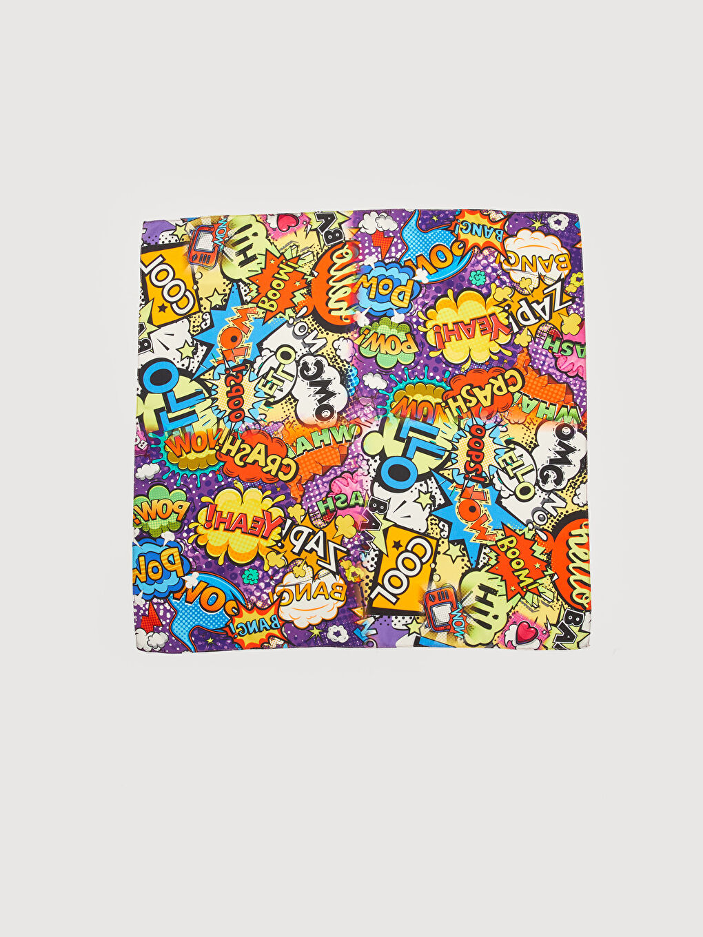 Karışık Baskılı Kız Çocuk Fular-4