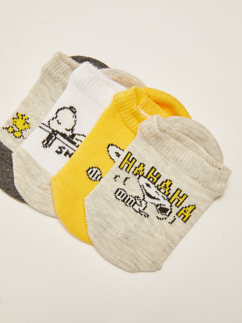 LCW baby Snoopy Printed Unisex Baby Booties Socks 4 Pack -S2EB79Z1-CX8