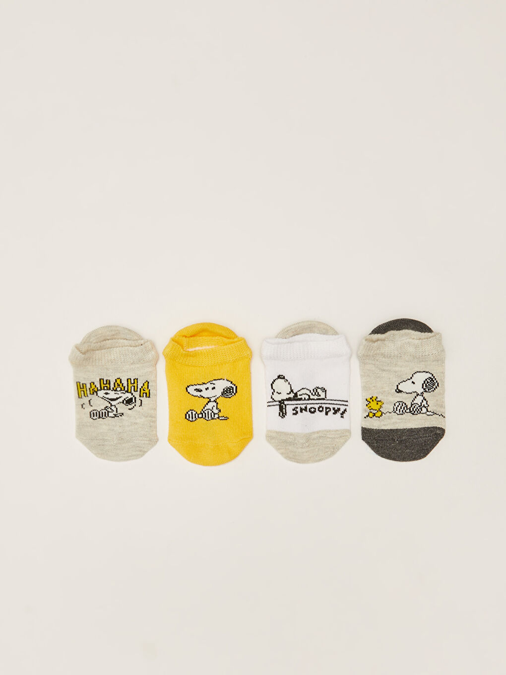 LCW baby Snoopy Printed Unisex Baby Booties Socks 4 Pack -S2EB79Z1-CX8