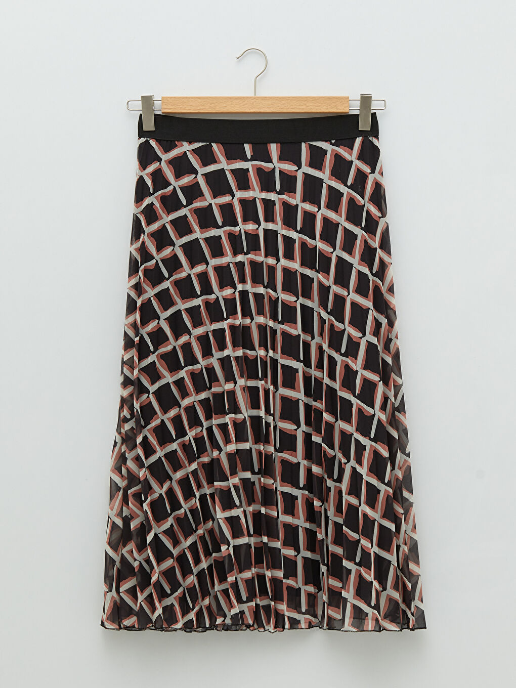 Siyah Baskılı Etek-5