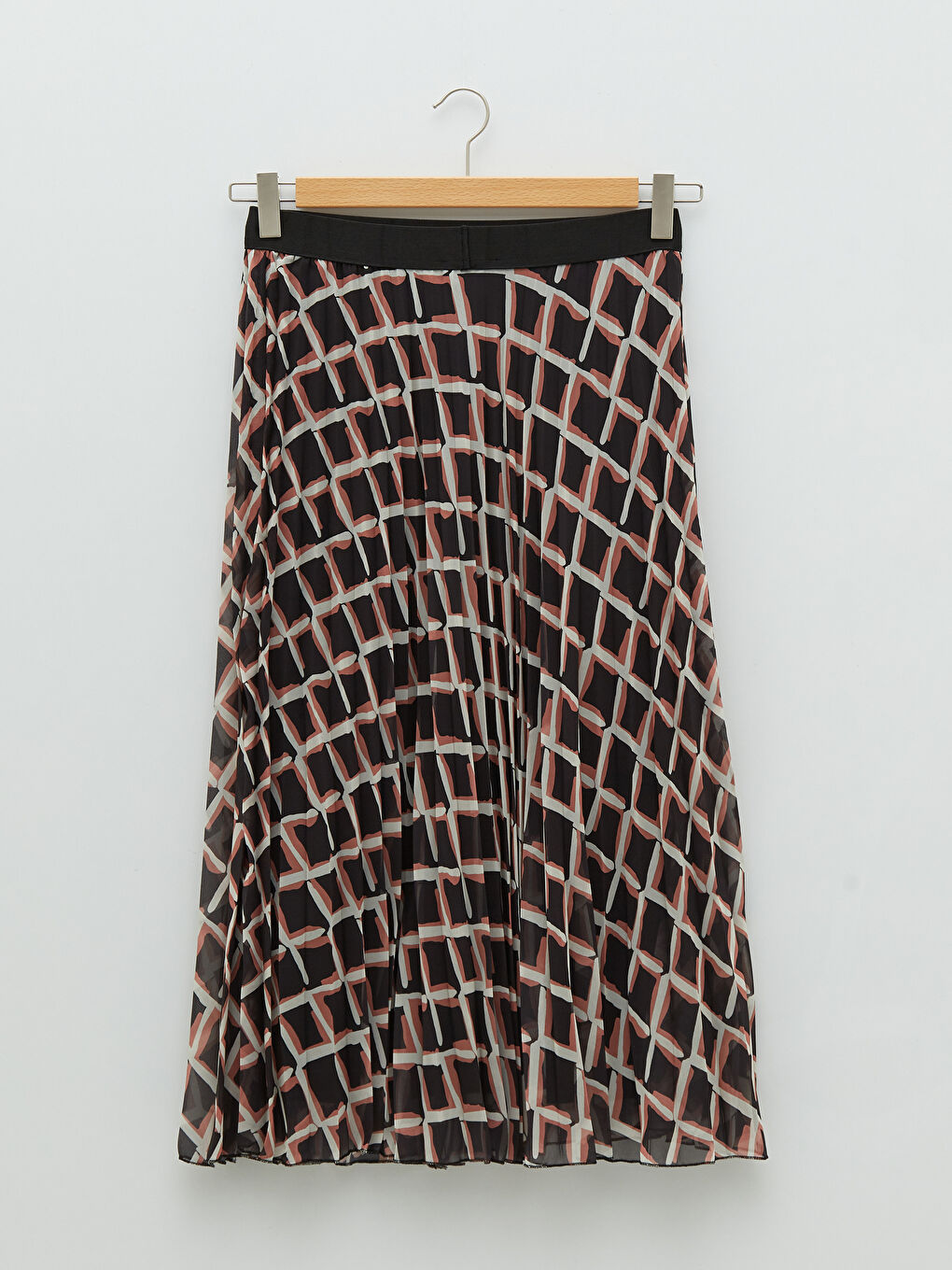 Siyah Baskılı Etek-6