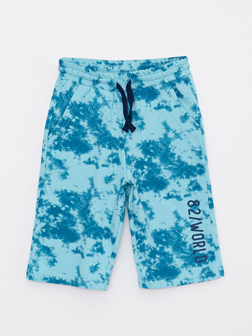 Mavi Beli Lastikli Baskılı Erkek Çocuk Roller