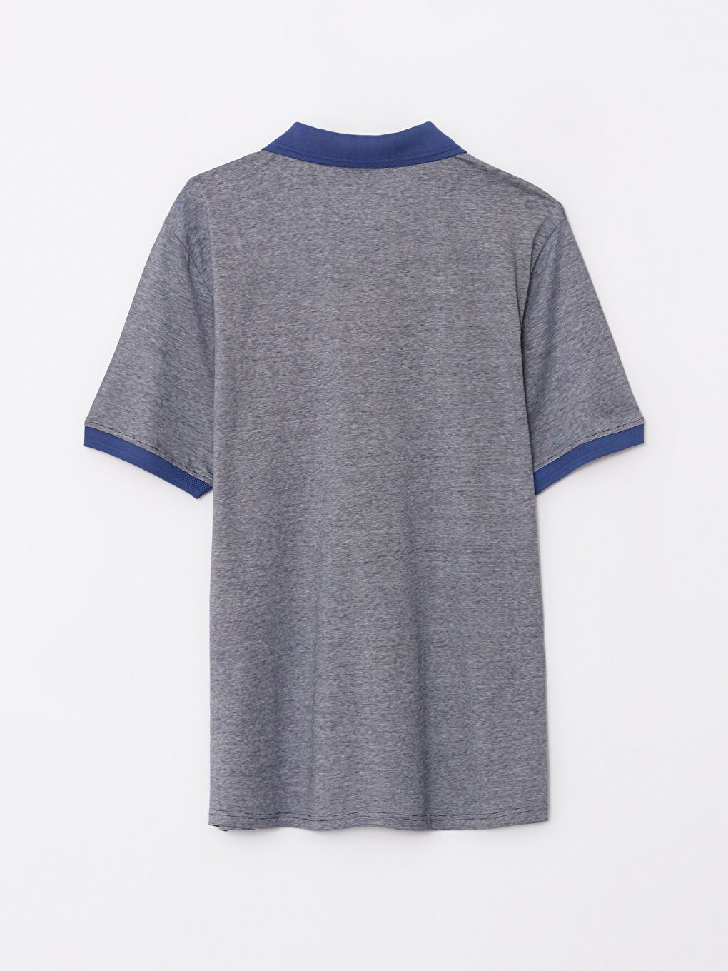 تي شيرت رجالي بياقة بولو كم قصير مخطط جيرسي-6