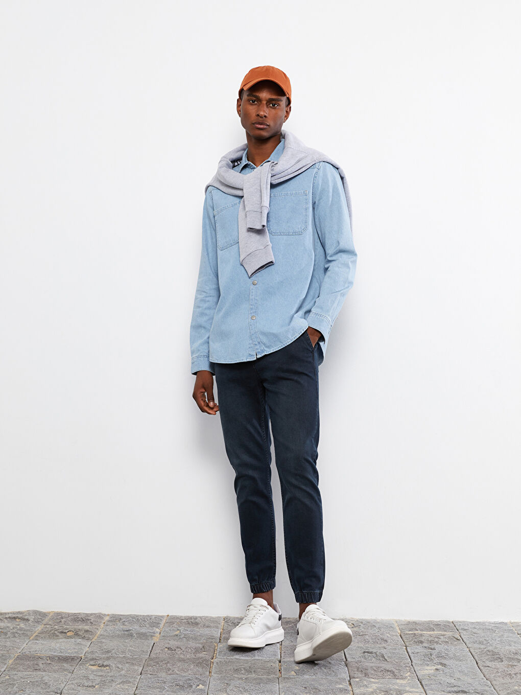 Antrasit 780 Jogger Erkek Jean Pantolon