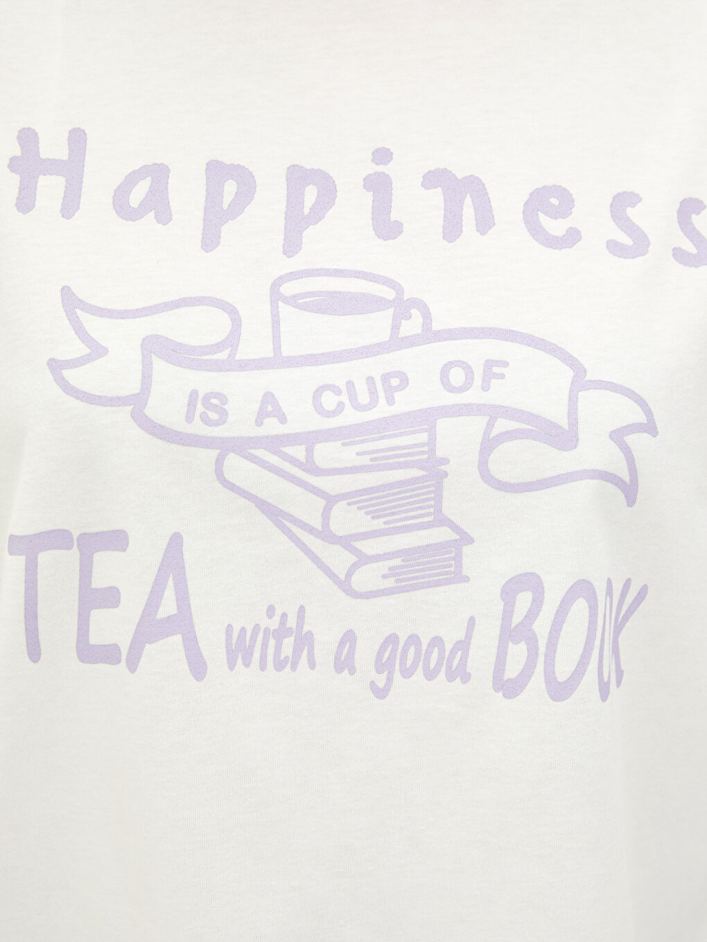 Gri Bisiklet Yaka Baskılı Kısa Kollu Kadın Pijama Takımı-3