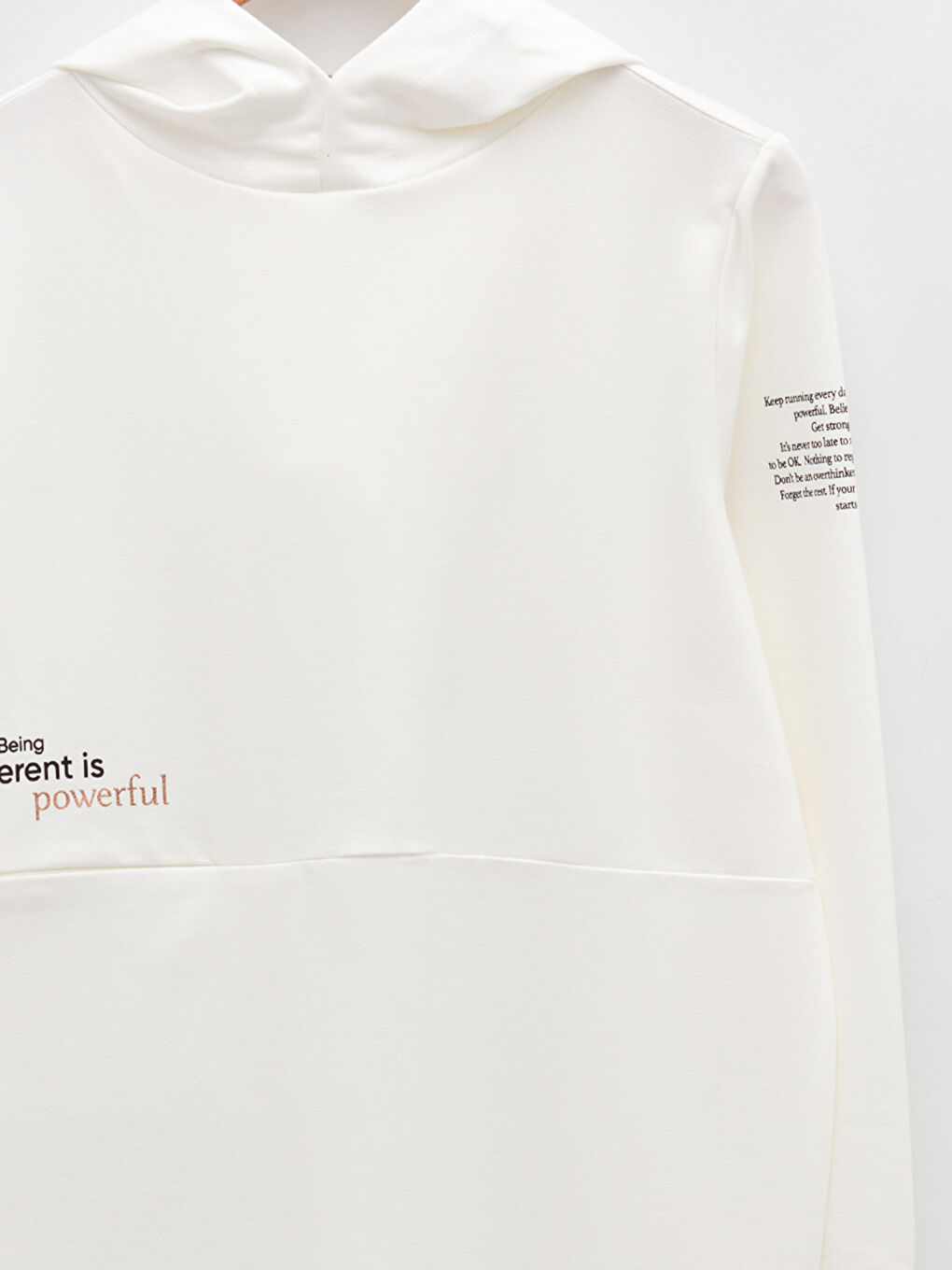 Hooded Letter Printed Long Sleeve Women's Sweatshirt Tunic-8