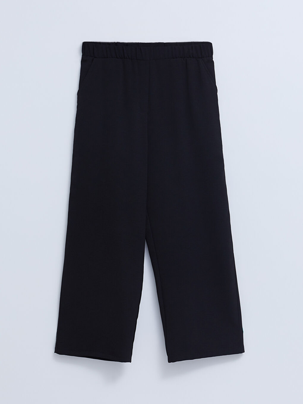 Elastic Waist Comfortable Fit Pocket Detailed Women's Trousers-6