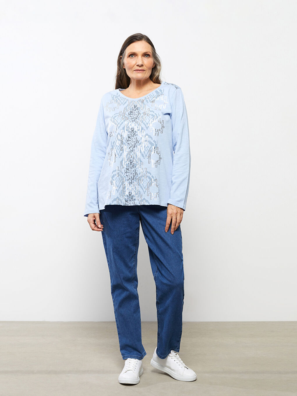 Elastic Waist Mercury Skinny Fit Straight Pocket Detailed Women's Jean Trousers