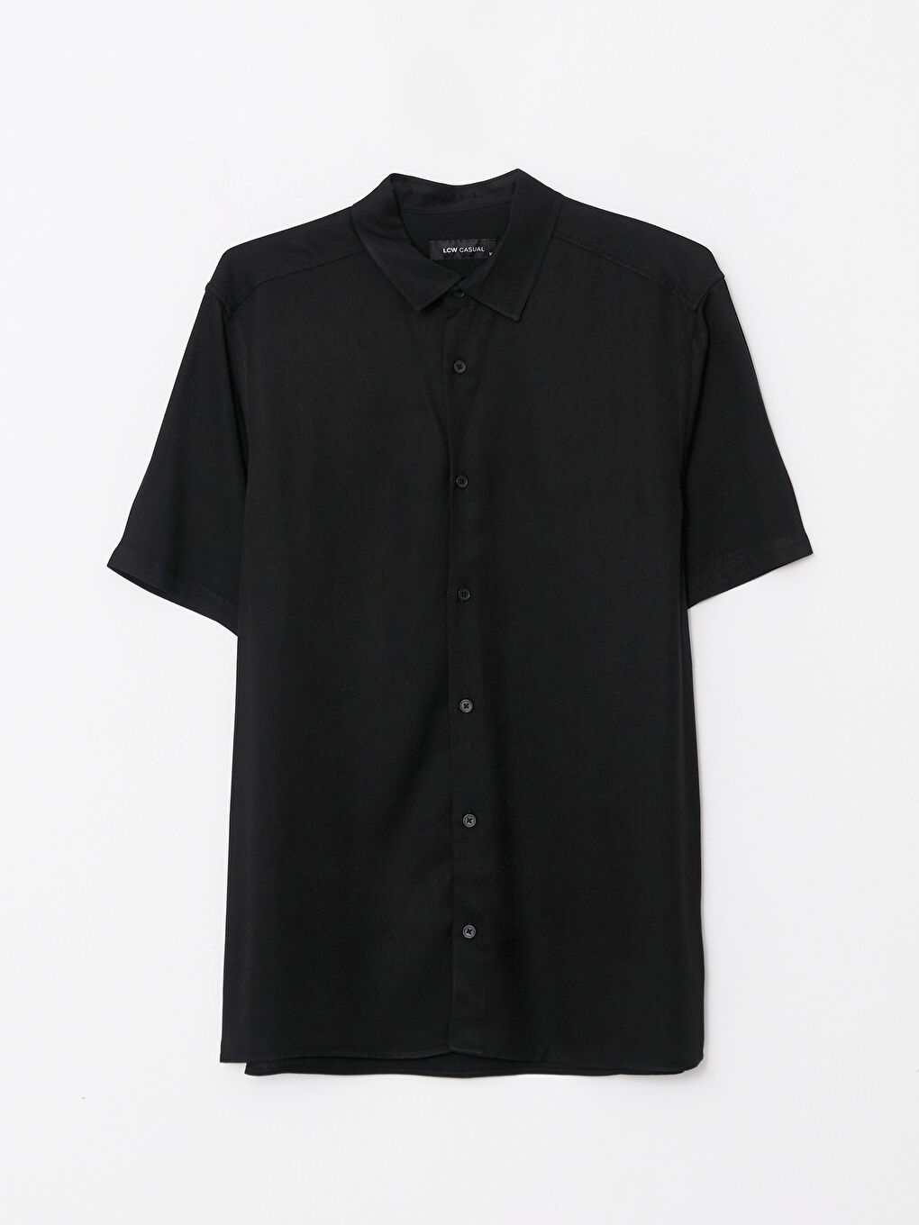 Slim Fit Short Sleeve Twill Men's Shirt -S2EE05Z8-RQL