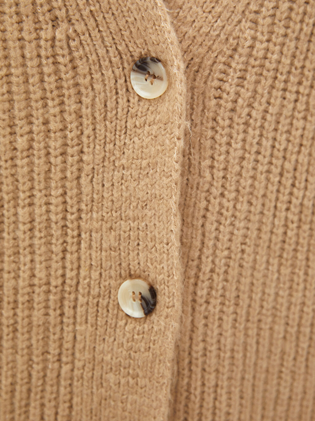 كارديغان تريكو بعنق V للنساء-3