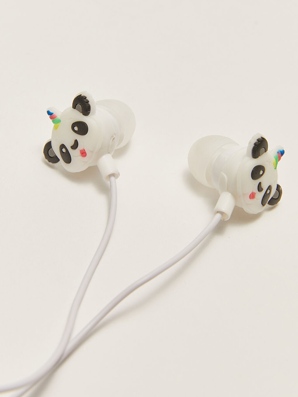 LCW ACCESSORIES Panda Figure Wired In-Ear Headphones -S2EE31Z8-CVL