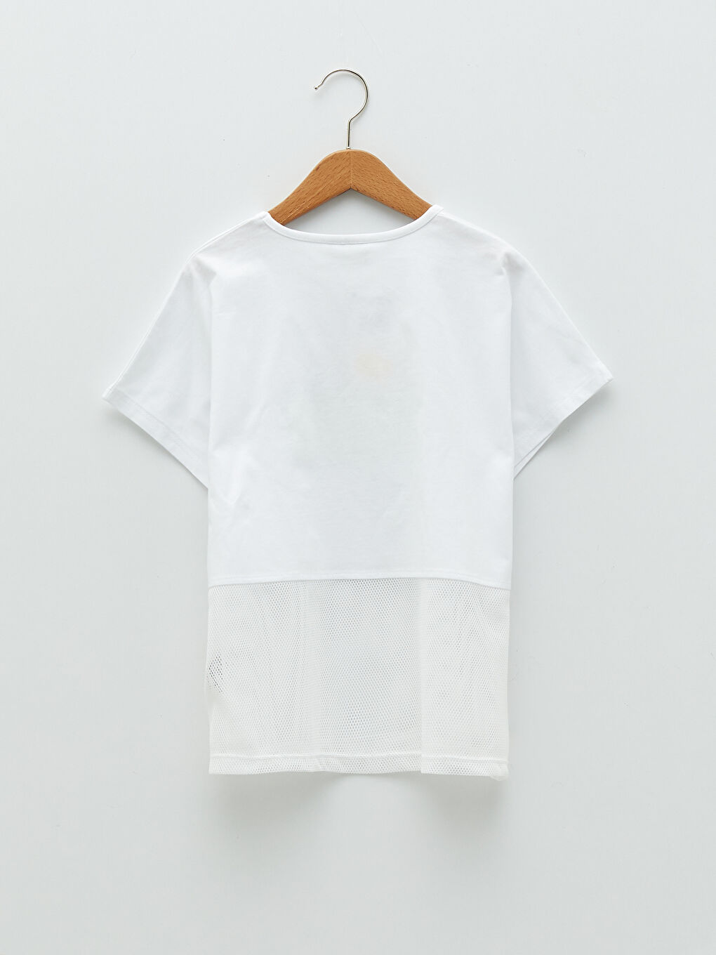 Футболка для девочек с круглым вырезом и принтом букв, короткий рукав-2