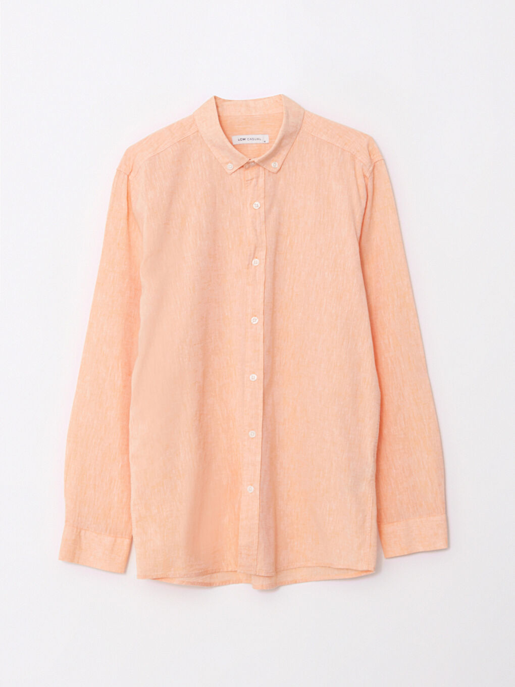 Regular Fit Long Sleeve Poplin Men's Shirt-5