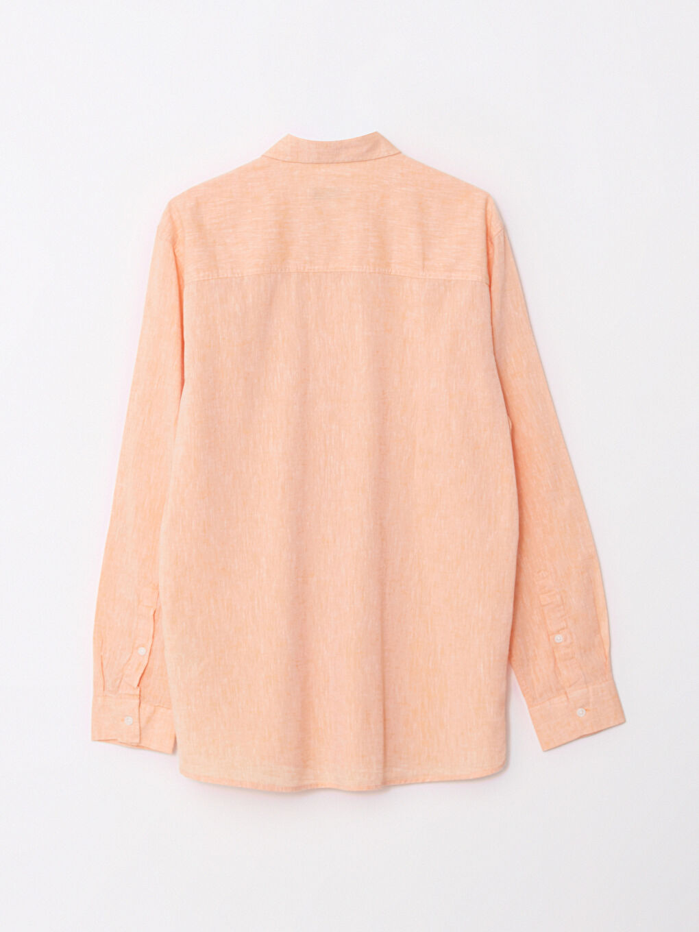 Regular Fit Long Sleeve Poplin Men's Shirt-6