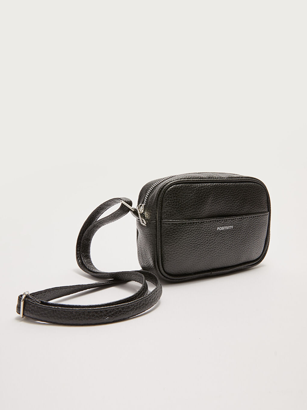 Deri Görünümlü Kadın Çapraz Çanta-3