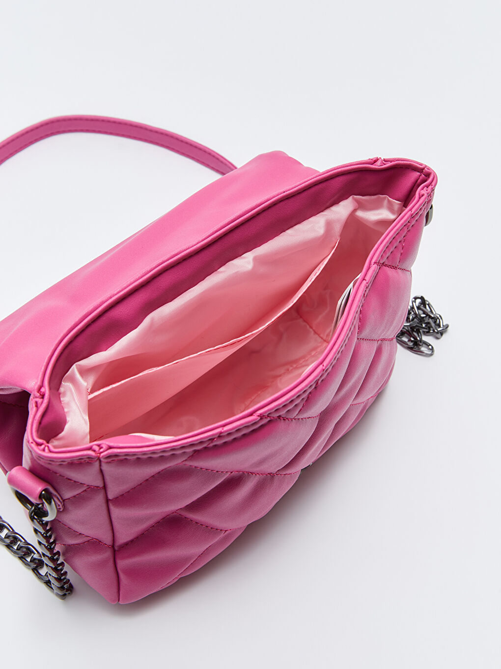 Сумка Кроссбоди из Искусственной Кожи с Цепочной Лямкой для Женщин-5