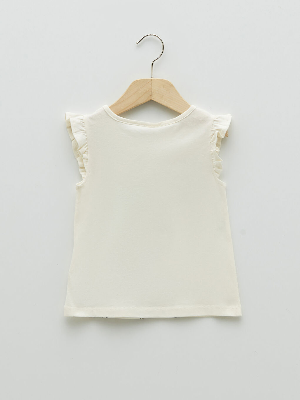 Crew Neck Minnie Mouse Printed Baby Girls' T-Shirt-1