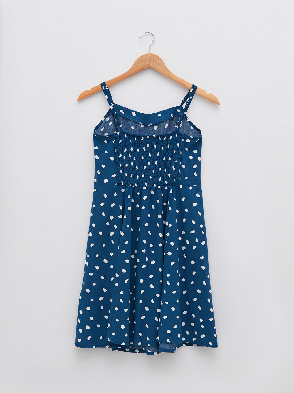 Robe à motifs en viscose pour Femmes avec encolure cœur et fines bretelles-6