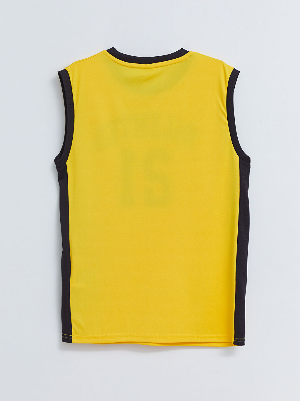 Sarı Bisiklet Yaka Baskılı Erkek Çocuk Atlet-1