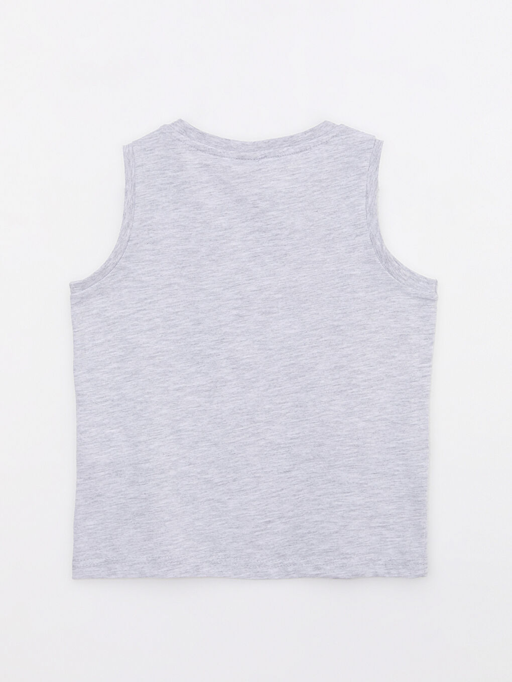 Crew Neck Printed Boys' Vest-1