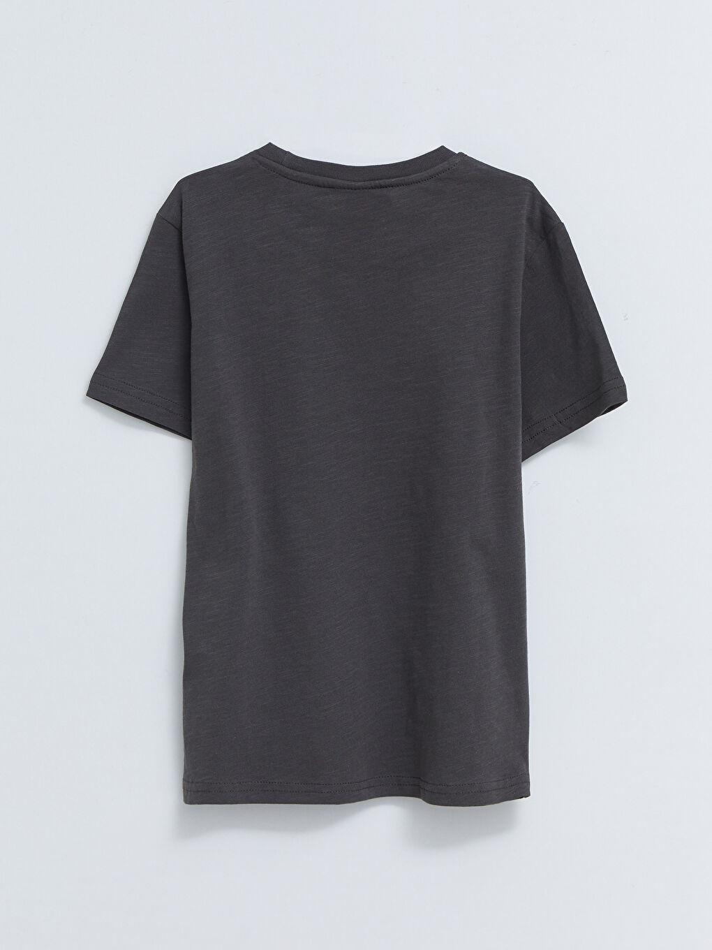 T-shirt garçon en coton à manches courtes imprimé col rond-1