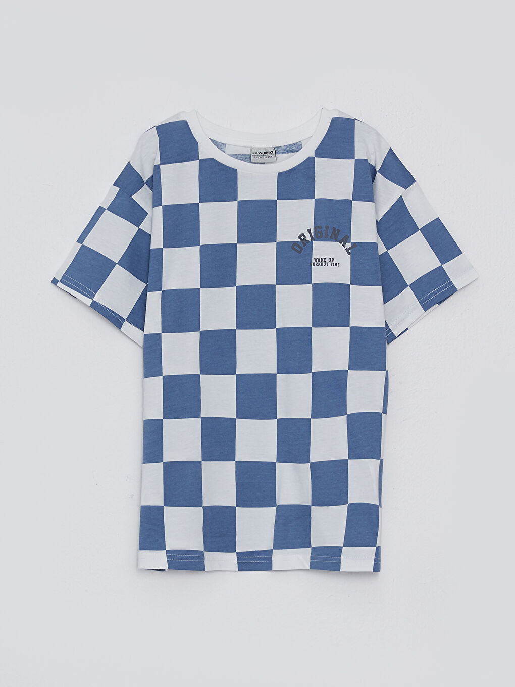 Crew Neck Printed Short Sleeve Cotton Boy T-shirt