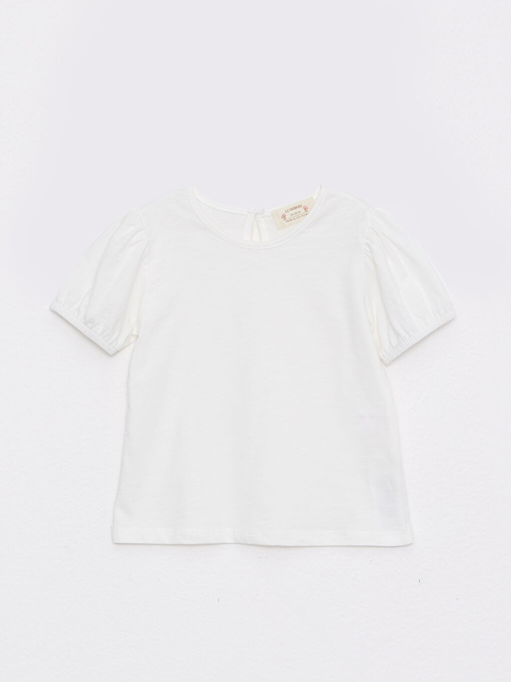 Yeşil Bisiklet Yaka Kısa Kollu Kız Bebek Tişört ve Salopet Etek 2'li Takım-3