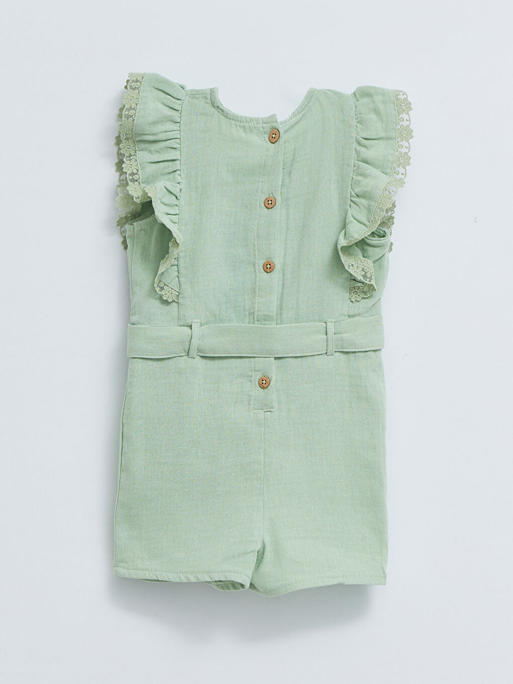 سالوبيت بناتي بسيط بياقة دائرية-1