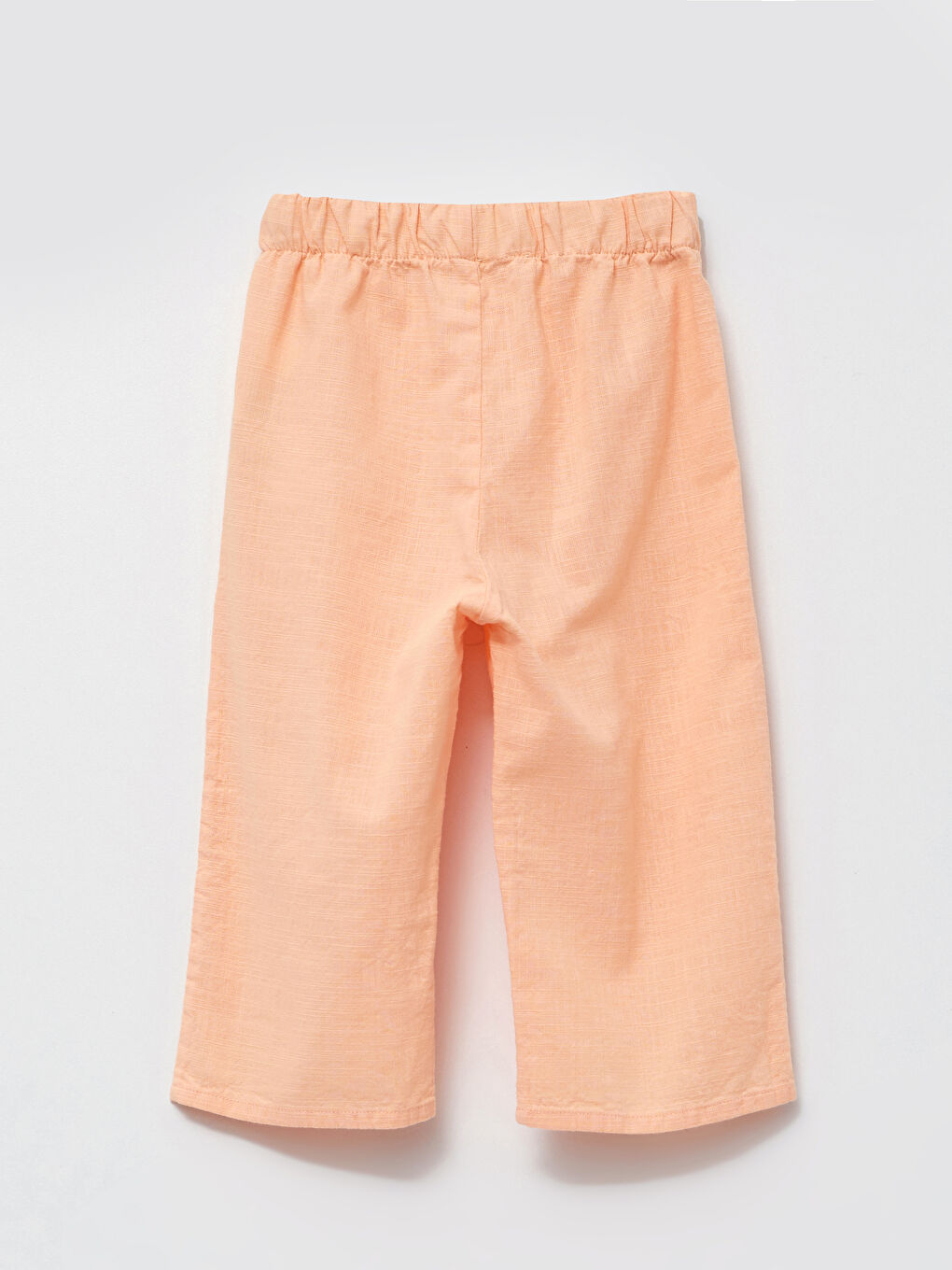 بلوزة وبنطلون بياقة مربعة وكم قصير سادة - طقم 2 قطع لبنات رضع-4