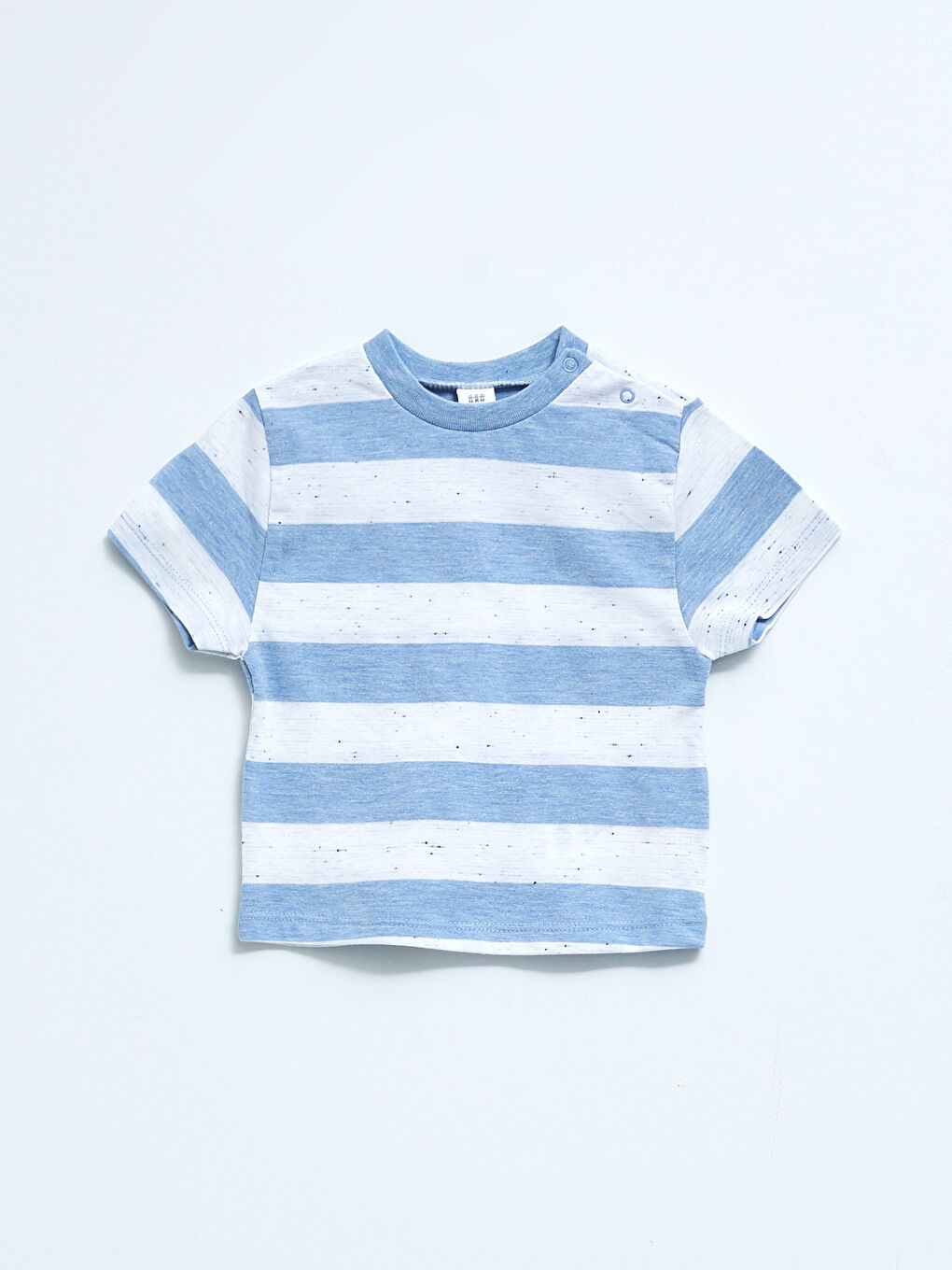 Crew Neck Short Sleeve Striped Baby Boys' T-Shirt and Shorts 2 Pack Set-1