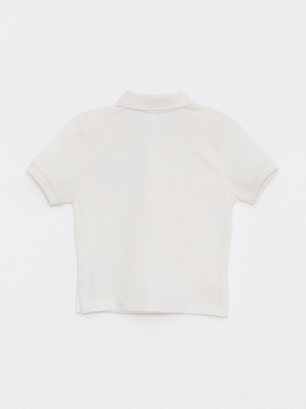 Ekru Polo Yaka Kısa Kollu Pamuklu Erkek Bebek Tişört ve Pantolon 2'li Takım-5