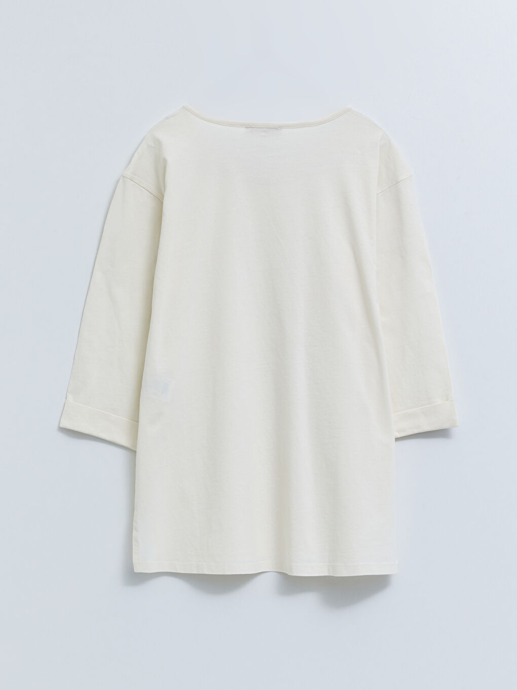 LCWAIKIKI Classic Rundhalsausschnitt Regulär Baumwolle T-Shirt für Damen -S2EH35Z8-FEW