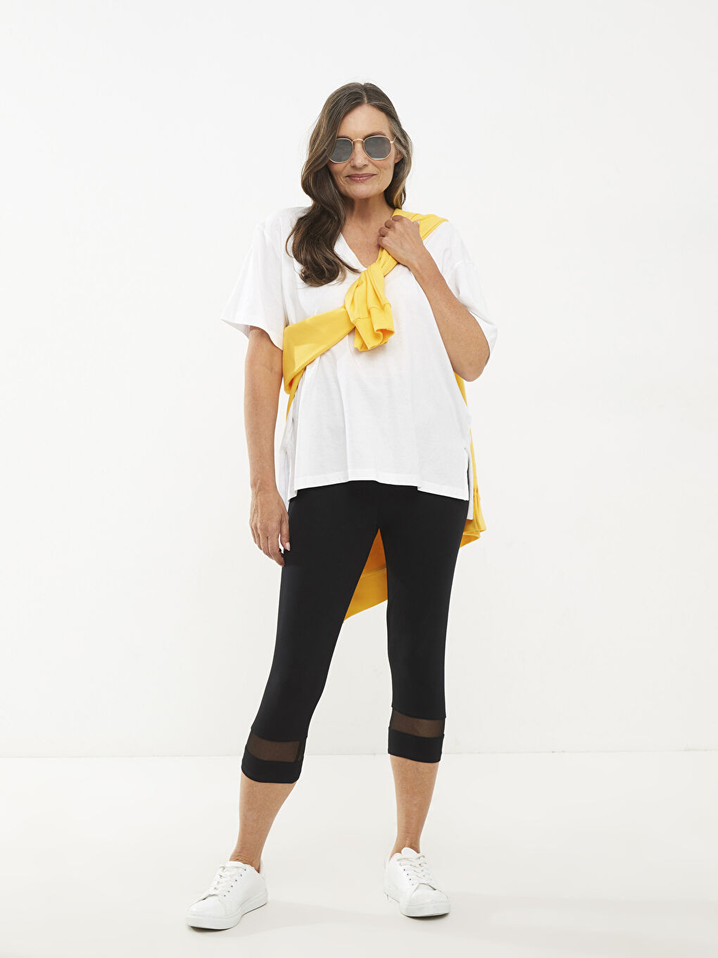 Women's Elasticated Waist Plain Leggings