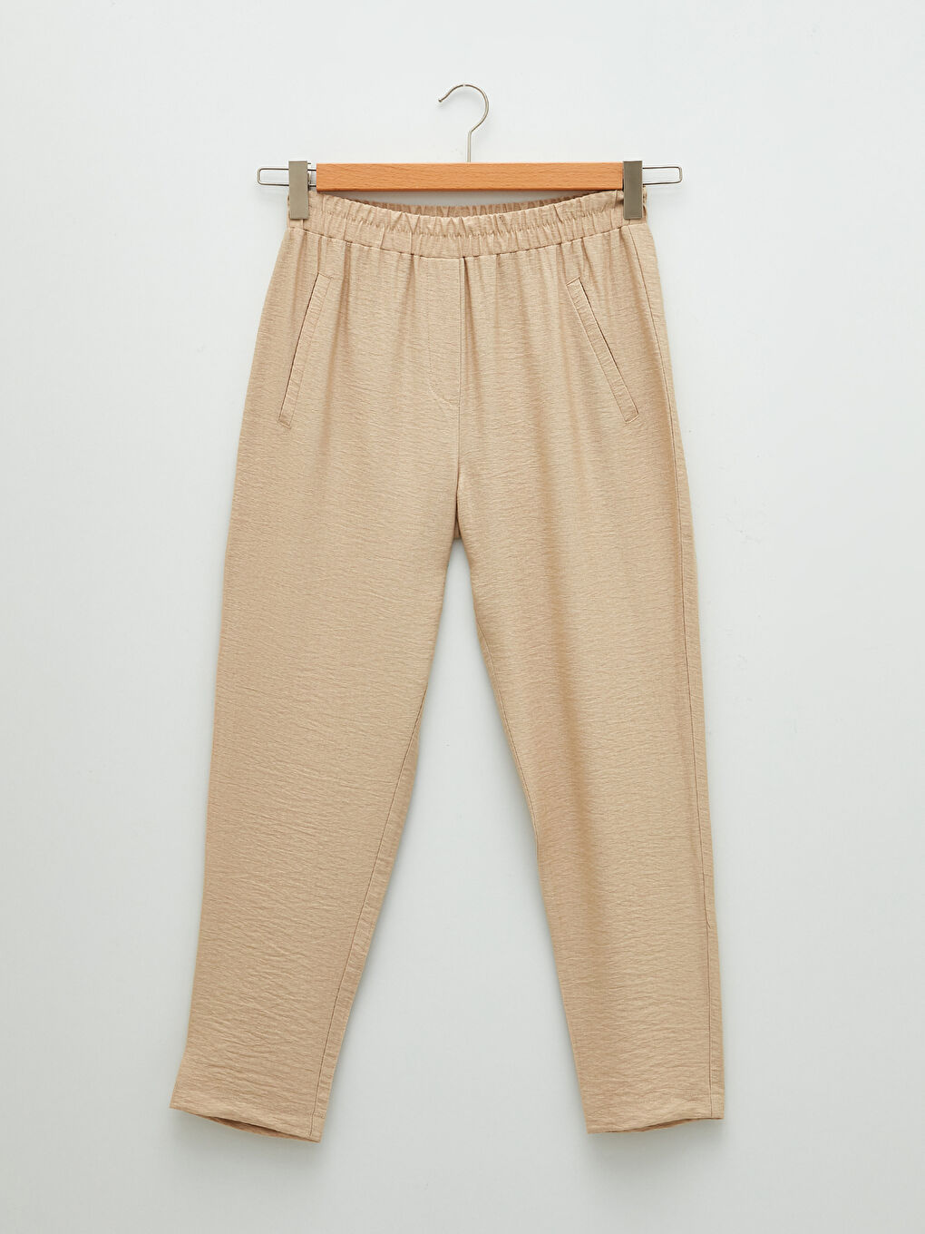LCWAIKIKI Classic Pantalone sa elastičnim strukom i detaljima običnih džepova za žene -S2EH89Z8-GL4