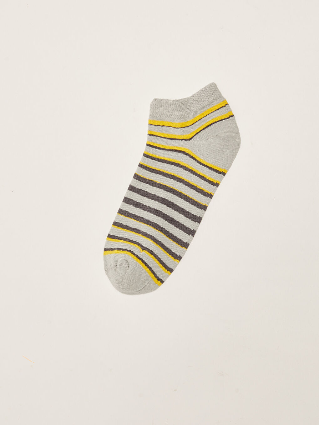 Sarı Çizgili Erkek Patik Çorap-1