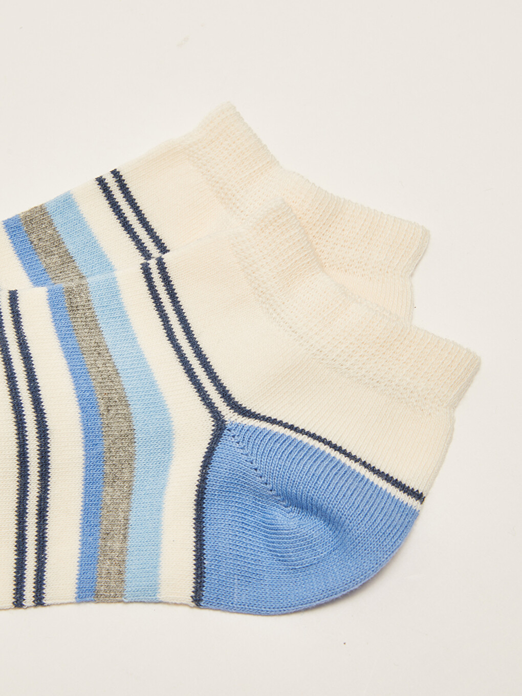 Striped Men's Booties Socks-2